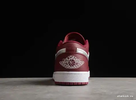 Jordan 1 Low 553558-615 Bordeaux 553558-615 White 0703